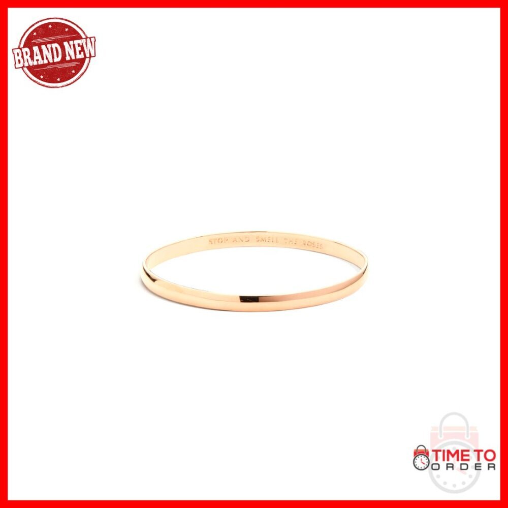 Plated Metal Bangle Bracelet, One Size, Round Shape, No Clasp